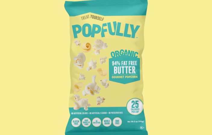 Organic 94% Fat Free Butter Ready To Eat Popcorn
