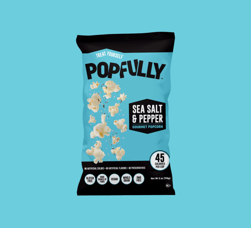 Sea Salt & Pepper Ready To Eat Popcorn
